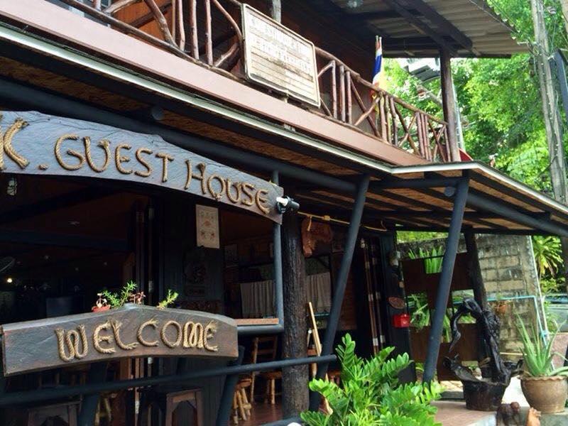 K Guesthouse Krabi By Eksteriør billede